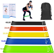 360lbs Fitness Exercises Resistance Bands Set Elastic Tubes Pull Rope Yoga Band Training Workout Equipment for Home Gym Weight