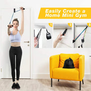 360lbs Fitness Exercises Resistance Bands Set Elastic Tubes Pull Rope Yoga Band Training Workout Equipment for Home Gym Weight