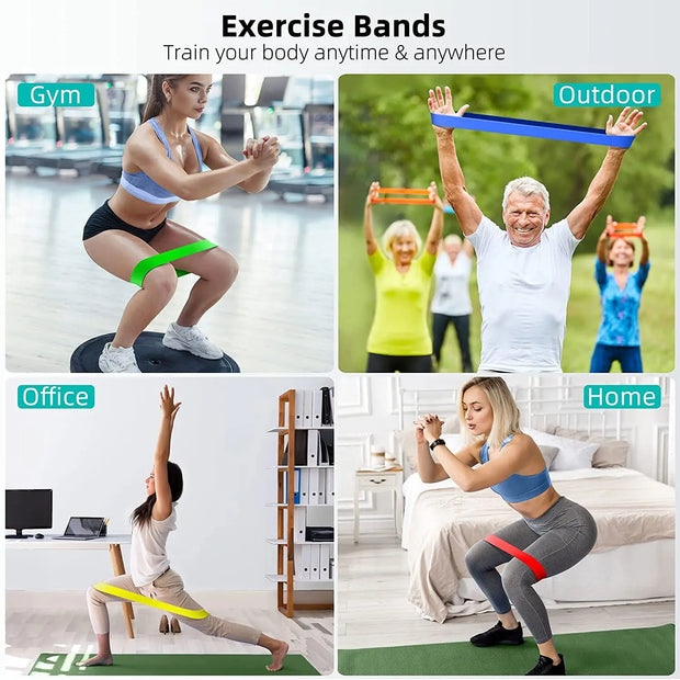 360lbs Fitness Exercises Resistance Bands Set Elastic Tubes Pull Rope Yoga Band Training Workout Equipment for Home Gym Weight