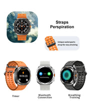 2024 New Multifunction Galaxy Smart Watch 7 Ultra Men AMOLED Screen Multi-Function Sports Fitness Tracker Health Men Smartwatch