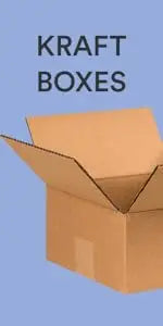 Moving Boxes 15.125"L x 11.125"W x 3"H Large 50-Pack | Corrugated Cardboard Box for Packing, Moving and Storage