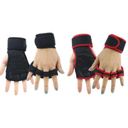 Gym Weightlifting Gloves Men's And Women's Wrists Anti Slip Half Finger Sports Horizontal Bar Equipment Training Pull Up