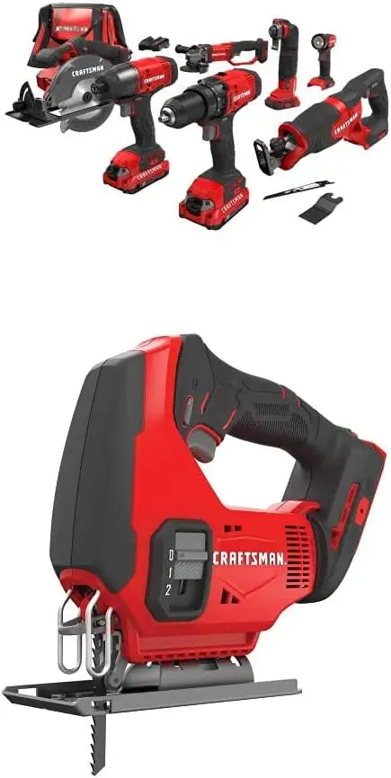 V20 Power Tool Combo Kit, 9-Tool Cordless Power Tool Set with 2 Batteries and Charger (CMCK700D2)