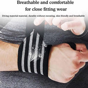 Weight Lifting Wristband Elastic Breathable Wrist Wraps Bandage Powerlifting Support Strap Gym fitness Equipment Accessories