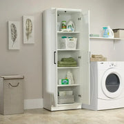 HomePlus Storage Cabinet/ Pantry cabinets, Soft White finish Accent Furniture›Storage Cabinets