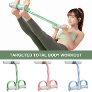 Fitness Resistance Bands Latex Pedal Ankle Abdominal Sit-up Expander Elastic Rope Equipment Training Sport Yoga Gym Pull Ba L8G1