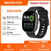 2024 New For Huawei Xiaomi Smart Watch Men Women 1.83-Inch HD AMOLED Full Touch Screen IP68 Waterproof Bluetooth Call SmartWatch