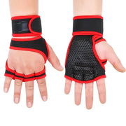 Weightlifting Gloves for Men Women Training Sport Gloves Body Building Gym Half Finger Non-Slip Hand Wrist Palm Protector Gloves