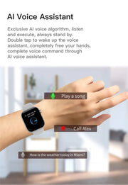 T344 Smart Watch 2024 Smartwatch Men Dial Call Smart Watch Tracker Health Sport Tracker Women Watch Clear Talk Sleep Detection