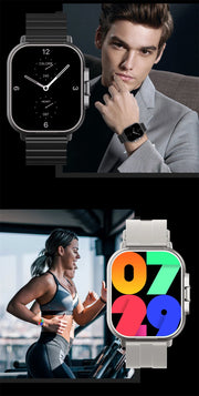 2024 Smart Watch 2 in 1 With Earphone Smartwatch Bluetooth Call Men Watch GPS Track Heart Rate Monitor Play Music SmartWatch