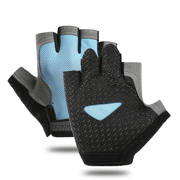 Fingerless Gym Training Gloves for Men Women Mtb Cycling Motorcycle Gloves Weight Lifting Fitness Gloves Bicycle Accessories