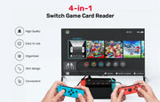 Unitek Switch Game Card Reader with Wireless Remote Control for Nintendo Switch OLED Docking Station to HDMI RJ45 PD 100W Charge