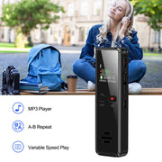 Vandlion V90C Voice Recorder IC Recorder 32GB Recording Machine Large Capacity Long Time Recording Dictaphone MP3 Music Player