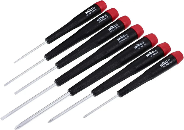 26197 7 Piece Precision Slotted and Phillips Screwdriver Set & 26390 , Hex Metric With  Handle, 7-3.0mm,