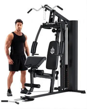 Home Gym, Home Gym Equipment, Workout Station with 154LBS Weight Stack, Exercise Equipment for Full