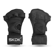 SKDK Weight Lifting Fitness Gloves With Wrist Wraps Silicone Gel Full Palm Protection Gym Workout Gloves Power Lifting Equipment