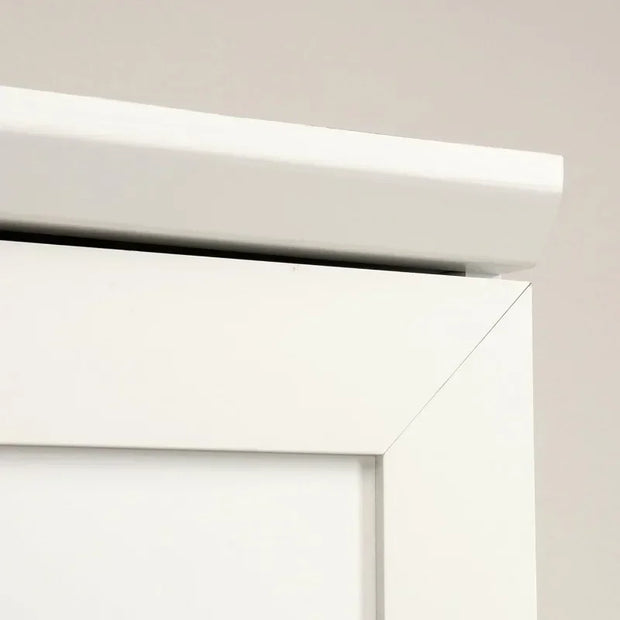 HomePlus Storage Cabinet/ Pantry cabinets, Soft White finish Accent Furniture›Storage Cabinets