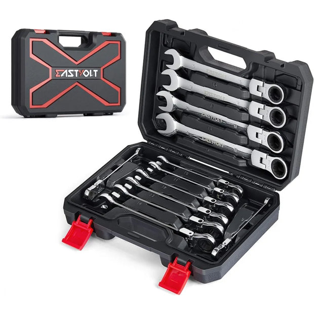 Mechanic Tool Kits (ASK06) and 12-Piece Flex-Ratcheting Wrench Set