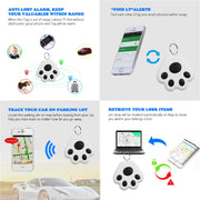 Mini GPS Tracker Bluetooth 5.0 Anti-Lost Device Pet Kids Bag Wallet Tracking for IOS/ Android Smart Finder Locator Accessories