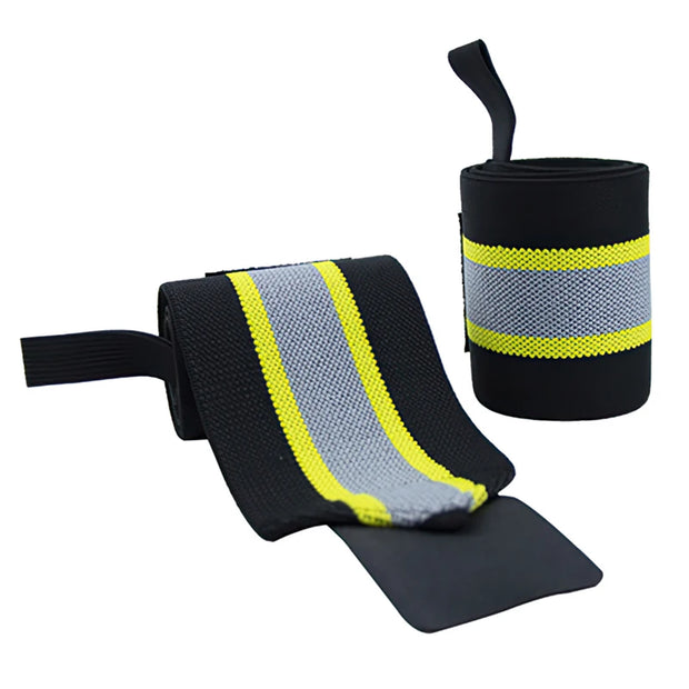 Wrist Support Wristband 1 Pair Brace Straps Extra Strength Working Out Weight Lifting Wrist Wraps Bandage Fitness Gym Training