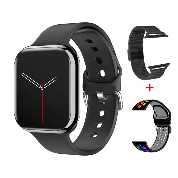 New Smart Watch 9 Pro Real Fixed Screw 45mm 2.19" Amoled Screen with ECG Game Wireless Charge 450Mah Men Women For Apple Android