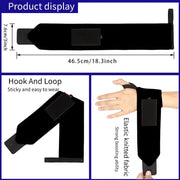 Wrist Support Wristband 1 Pair Brace Straps Extra Strength Working Out Weight Lifting Wrist Wraps Bandage Fitness Gym Training