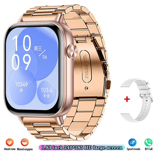 For Huawei Watch FIT 3 Smart Watch Men 1.83“ HD Screen GPS Track Blood Pressure Monitor Sport Waterproof BT Call Smartwatch