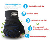 Dumbbell Gloves for Men Women Weightlifting Crossfit Bodybuilding Workout Sports Gym Training Gloves Non-slip Wrist Protector