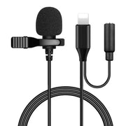 Lavalier Live Mini Microphone Recording Device Little Bee for iPhone iPad Xiaomi Android Smartphone DSLR Camera PC Notebook