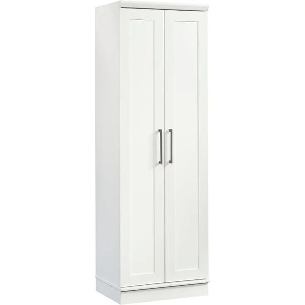 HomePlus Storage Cabinet/ Pantry cabinets, Soft White finish Accent Furniture›Storage Cabinets