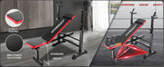 600lbs 6 in 1 Weight Bench Set with Squat Rack Adjustable Workout Bench with Leg Developer Preacher Curl Rack Fitness