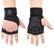 Weightlifting Gloves for Men Women Training Sport Gloves Body Building Gym Half Finger Non-Slip Hand Wrist Palm Protector Gloves