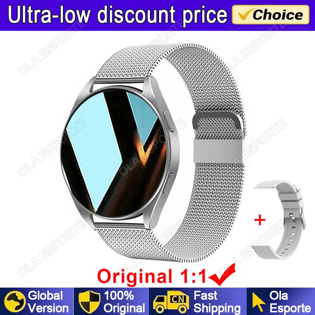 New GPS Sport Smart Watch 6 Men Woman Heart Rate Custom Dial HD Bluetooth Call Health Monitoring For Watch 6 Pro Smartwatch 2024