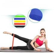 TPE Resistance Bands Sport Fitness Rubber Loop Elastic Bands Strength Training Workout Expander Belt Home Yoga Gym Equipment