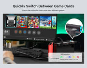 Unitek Switch Game Card Reader with Wireless Remote Control for Nintendo Switch OLED Docking Station to HDMI RJ45 PD 100W Charge