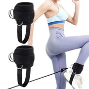 1PC Fitness Thigh Straps Padded Colors D-Ring Ankle Strap Leg Cuffs for Gym Cable Machines Thigh Straps Fits Men & Women