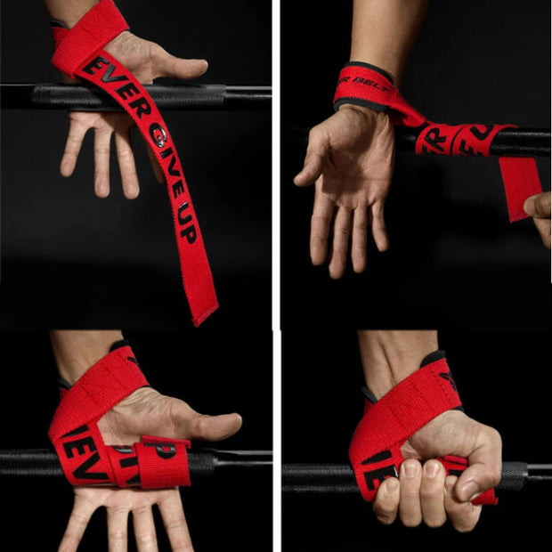 Gym Lifting Straps Fitness Gloves Anti-slip Hand Wraps Wrist Support For Weight Lifting Powerlifting Fitness Crossfit Barbells