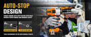 Impact Wrench 1/2 inch, 600FT-LBS(800N.m), Brushless Electric Impact Wrench, 2200RPM High Torque Impact Gun for Car Home, Includ