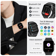 IUTECH Y7PRO Smart Watch 2024 Men Women 1.85 inch Screen Bluetooth Call Watch Health Monitor Waterproof Sports Swim Smartwatch