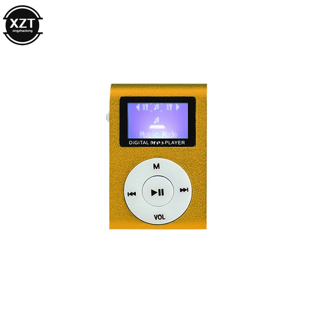 Mini MP3 Player with LCD Screen Portable Music Media Supporting SD TF Card 3.5mm Interface Display for Travel Device Wholesale