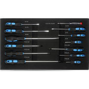 238pcs, Mechanic Cart, Rolling Box Socket Wrench Ratchet Plier Screwdriver, Set Mechanics Kit Organizer Workshop , Blu