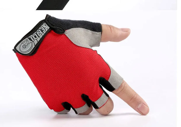 Half Finger Gym Dumbbells Gloves Men Women Body building Cross fit Exercise Sports Gloves for Cycling Bicycle Anti Slip gloves