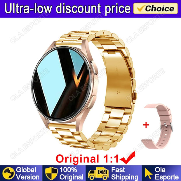 New GPS Sport Smart Watch 6 Men Woman Heart Rate Custom Dial HD Bluetooth Call Health Monitoring For Watch 6 Pro Smartwatch 2024