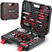 218-Piece Household  Kit, Repair Set, for Homeowner, Plier, Screwdriver , Socket and Toolbox Stor