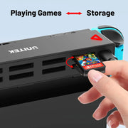 Unitek Switch Game Card Reader with Wireless Remote Control for Nintendo Switch OLED Docking Station to HDMI RJ45 PD 100W Charge