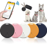 Mini Bluetooth 5.0 Anti-Lost Device GPS Tracker Round Anti-Lost Device Fashion Pet Kid Bag Wallet Tracking Smart Finder Locator