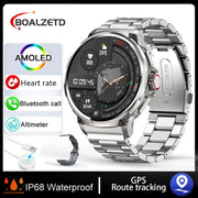 New 1.85-inch Ultra HD Smart Watch GPS Track Bluetooth Call 710 Mah Large Battery Sports Fitness smartwatch For Huawei Xiaomi