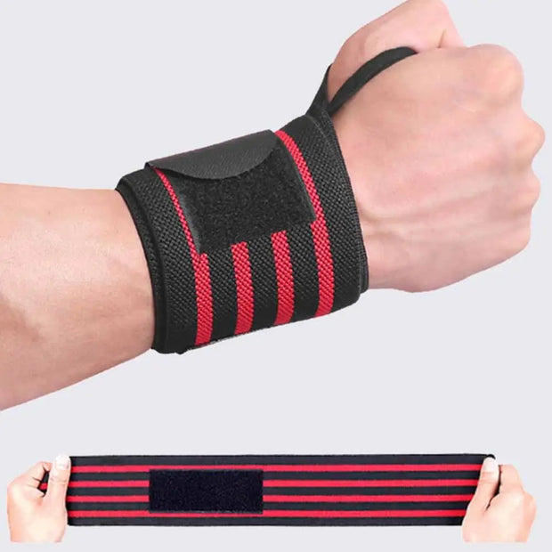 Weight Lifting Wristband Elastic Breathable Wrist Wraps Bandage Powerlifting Support Strap Gym fitness Equipment Accessories