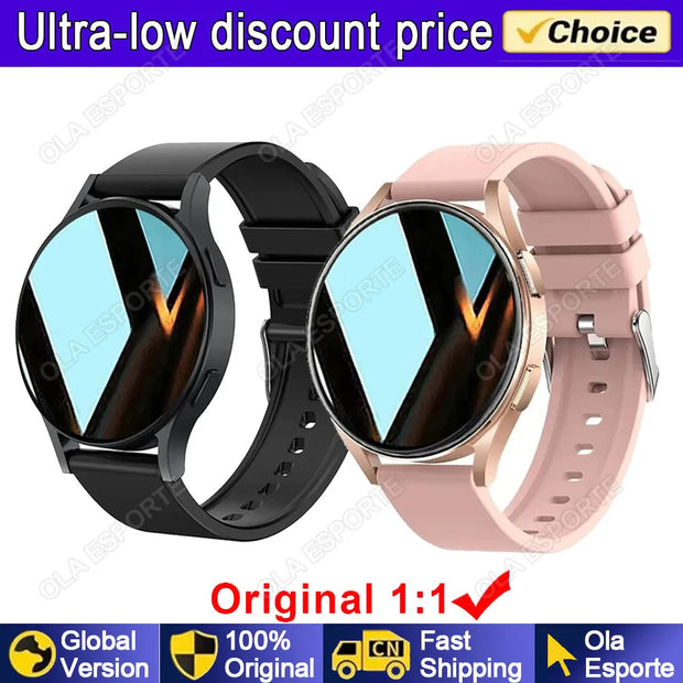 New GPS Sport Smart Watch 6 Men Woman Heart Rate Custom Dial HD Bluetooth Call Health Monitoring For Watch 6 Pro Smartwatch 2024