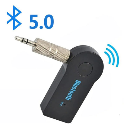 Bluetooth Car Adapter 3.5mm AUX Audio Stereo Music Home Wireless Receiver Microphone Receiver Consumer Electronics Accessories